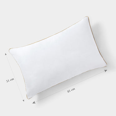 Solid White Microfiber Pillow - Essentials By Spaces