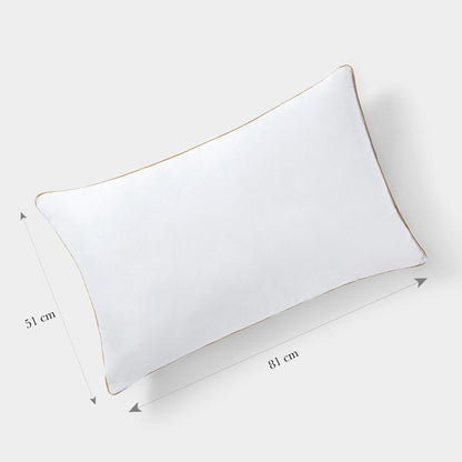Solid White Microfiber Pillow - Essentials By Spaces