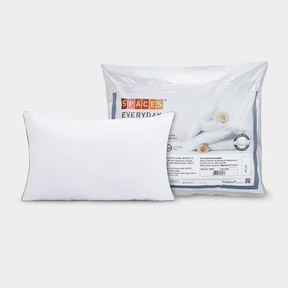 Solid White Microfiber Pillow - Essentials By Spaces