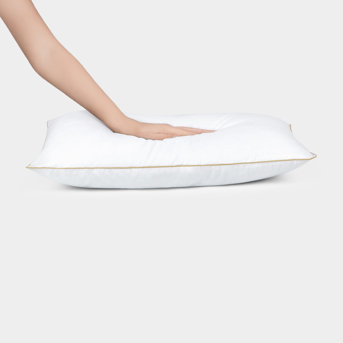 Solid White Microfiber Pillow - Essentials By Spaces