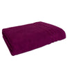 Solid Magenta 100% Cotton 1 Large Bath Towel - Quik Dry By Welspun