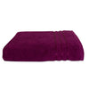 Solid Magenta 100% Cotton 1 Large Bath Towel - Quik Dry By Welspun