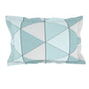 Geometric Capri 100% Cotton 1 King Size Bedsheet/2 Pillow Covers - Atrium By Spaces