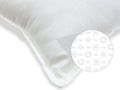 Solid White Polyester Pillow - Anti Bacterial By Welspun