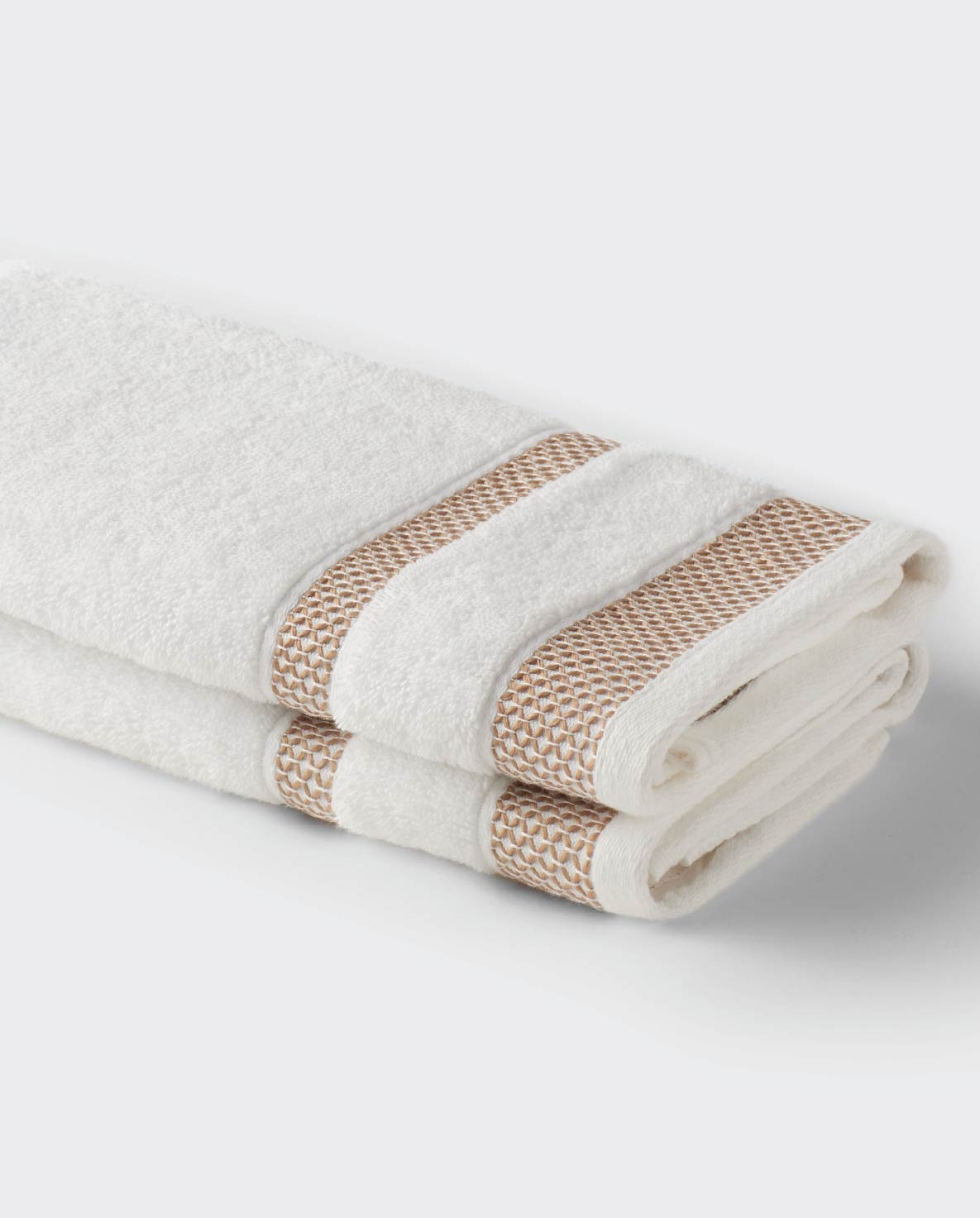 Hygro Cotton Hand Towel, 600 GSM, Solid, White
