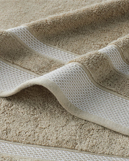 Hygro Hygro Cotton Hand Towel, 600 GSM, Solid, Taupe