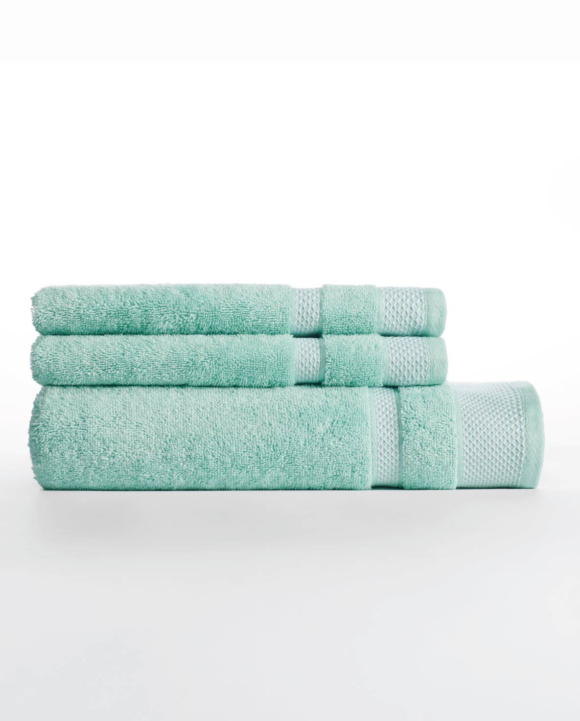 Hygro Cotton Hand Towel, 600 GSM, Solid, Aqua Green
