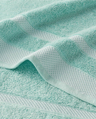 Hygro Cotton Hand Towel, 600 GSM, Solid, Aqua Green