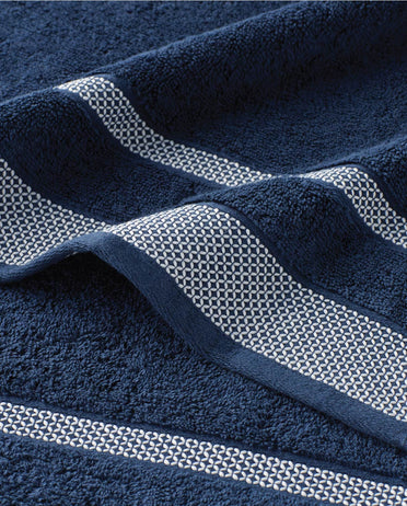 Hygro Cotton Hand Towel, 600 GSM, Solid, Midnight Blue