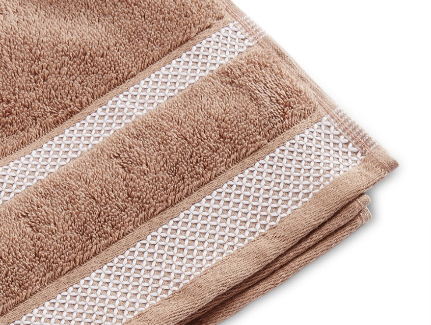 Maple Sugar - Light Brown 2 Piece 100% Cotton Hand Towel - Hygro By Spaces