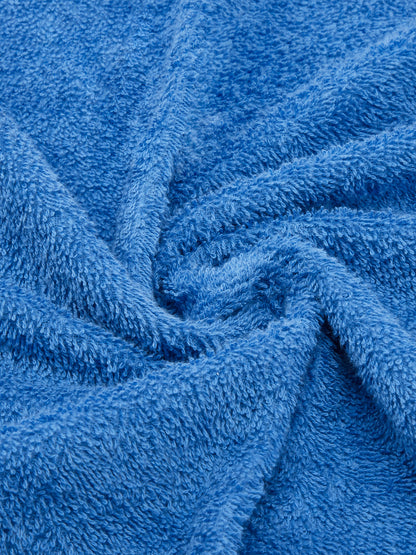 Solid Navy Blue 100% Cotton Quick Absorbent Bath Towel - Quik Dry By Welspun