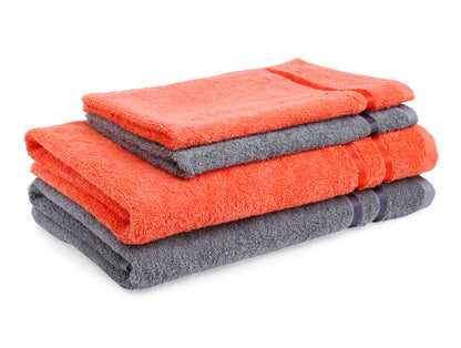 Grp Frt/Gmlgy 4 Piece 100% Cotton Towel Set - Atrium Eoss By Spaces