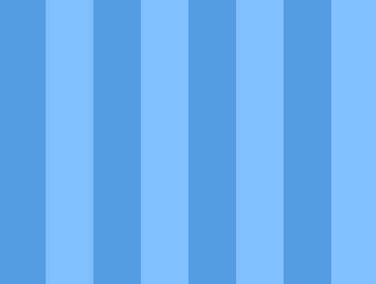Stripe Sky Blue - Light Blue 100% Cotton King Fitted Sheet - Skyrise By Spaces
