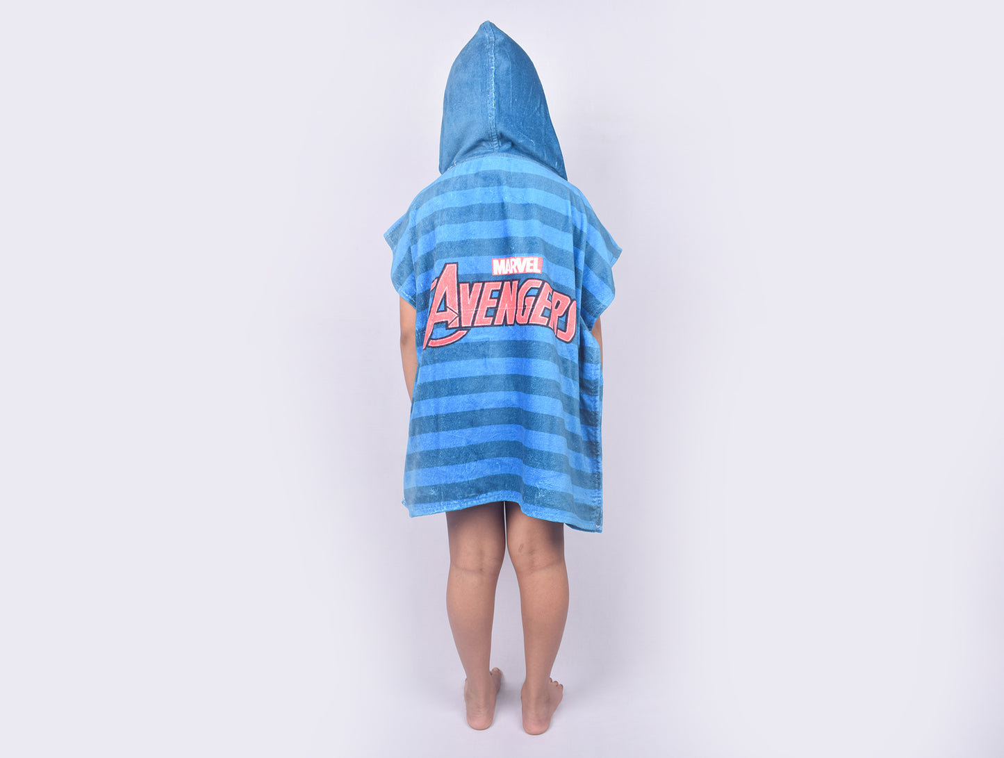 Marvel Avengers Easy Care Navy Blue 100% Cotton Poncho - By Spaces