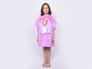 Disney Sofia Purple 100% Cotton Small Bath Robe - By Spaces