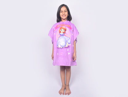 Disney Sofia Purple 100% Cotton Small Bath Robe - By Spaces
