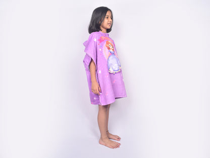 Disney Sofia Purple 100% Cotton Small Bath Robe - By Spaces