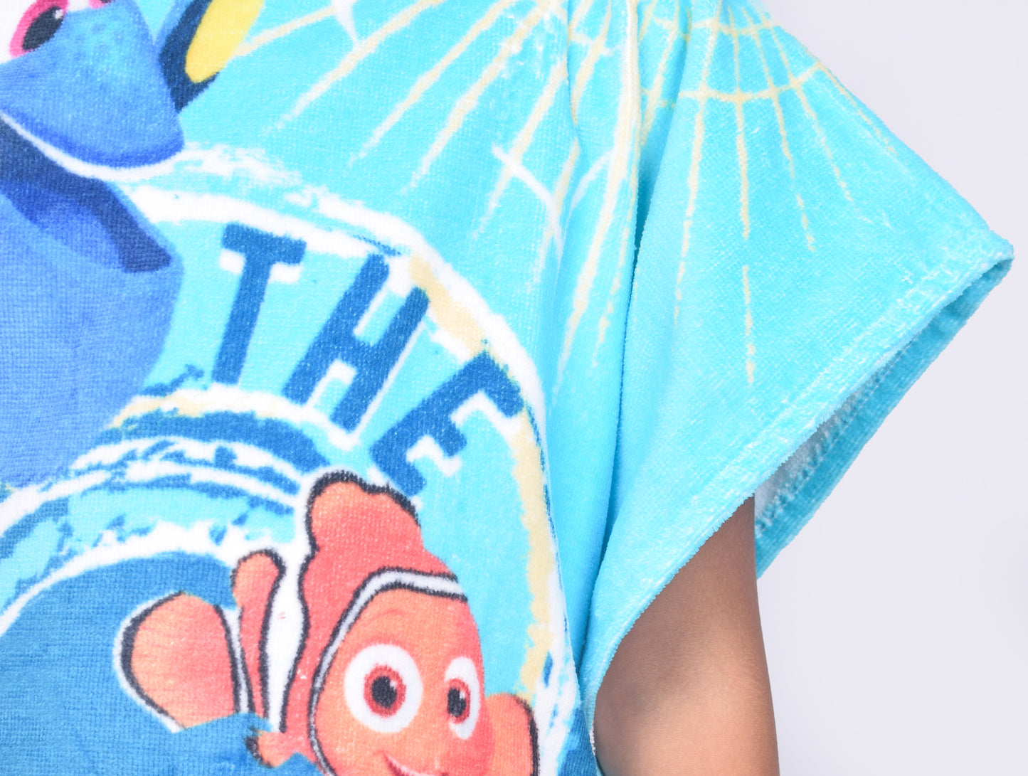 Disney Dory Sea Blue 100% Cotton Small Bath Robe - By Spaces