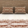 Brown 100% Cotton Fitted King - Essentials By Spaces