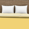 Yellow/Ivory 100% Cotton Shell Double Quilt  - Essentials By Spaces