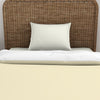 Ivory/White 100% Cotton Shell Single Quilt  - Essentials By Spaces