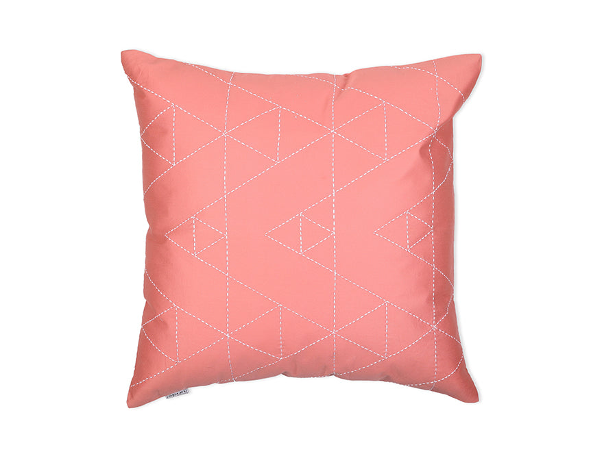 Spaces Spun 100% Cotton Cushion Covers in Orange Shade