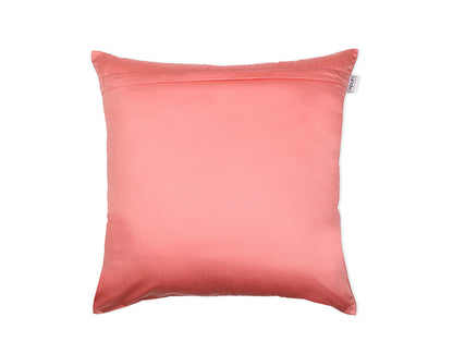 Spaces Spun 100% Cotton Cushion Covers in Orange Shade