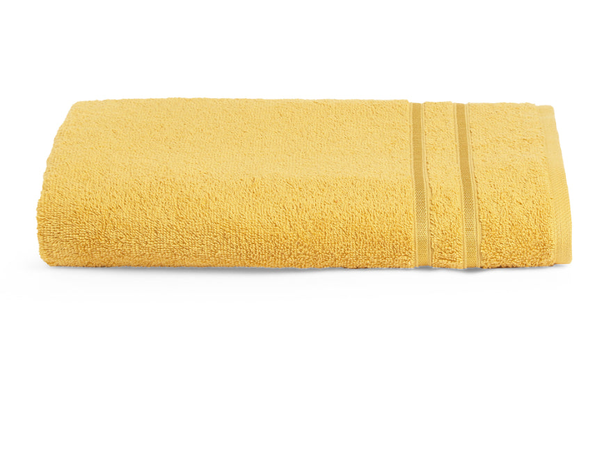 Mustard 100% Cotton Towel Combo - Edria By Spaces