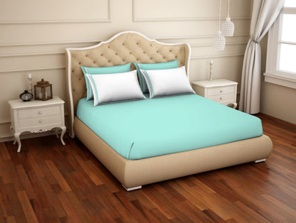 Solid Hygro Cotton King Size Bedsheet