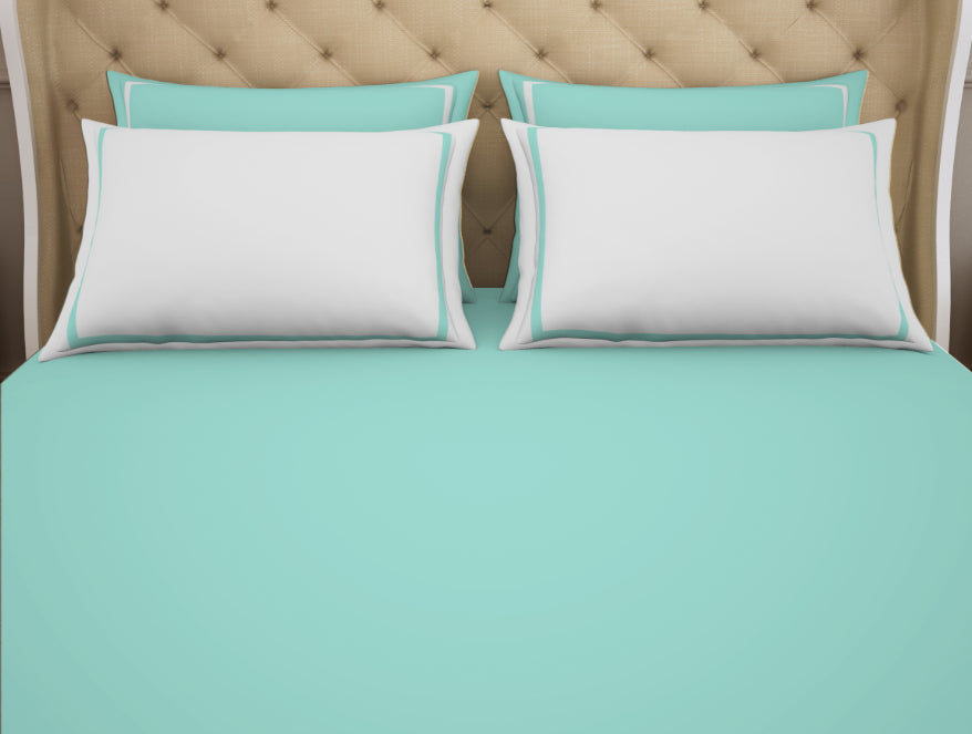 Solid Hygro Cotton King Size Bedsheet