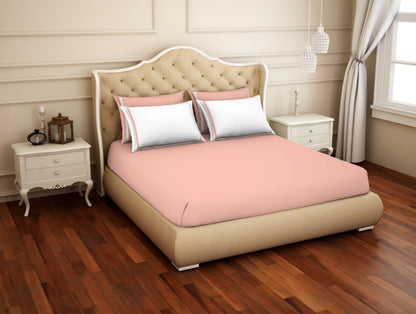 Solid Hygro Cotton King Size Bedsheet