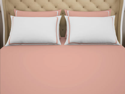 Solid Hygro Cotton King Size Bedsheet