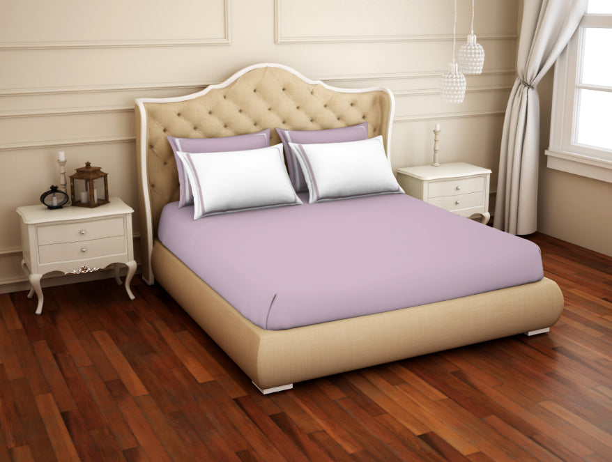 Solid Hygro Cotton King Size Bedsheet