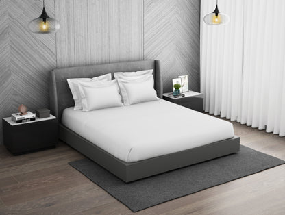 Solid Hygro Cotton King Size Bedsheet