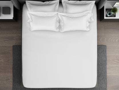 Solid Hygro Cotton King Size Bedsheet