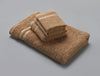 Tan - Light Brown 4 Piece 100% Cotton Towel Combo Set - Celebrations By Spaces