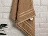 Tan - Light Brown 4 Piece 100% Cotton Towel Combo Set - Celebrations By Spaces