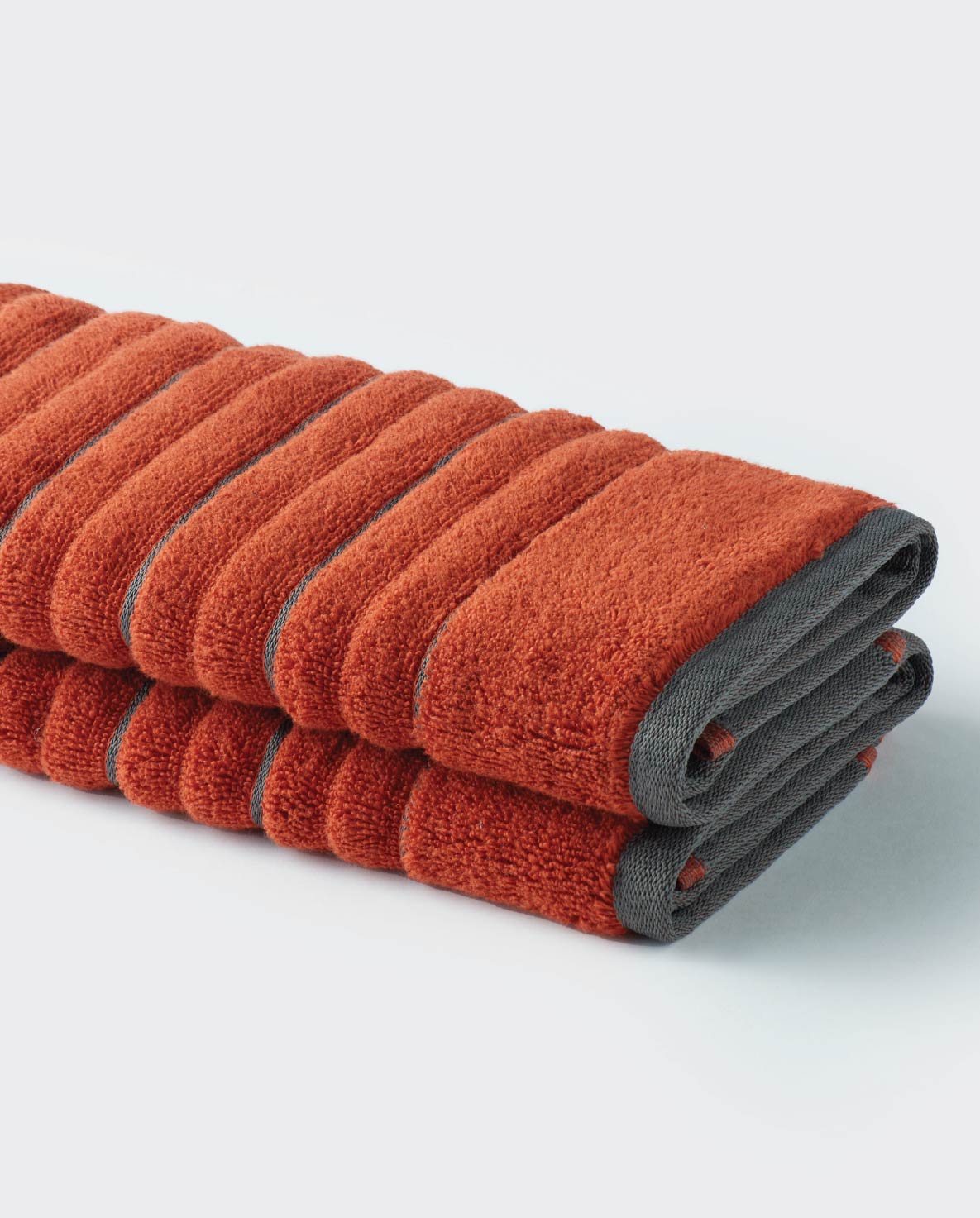 Exotica 100% Cotton Hand Towel, 575 GSM, Solid, Orange