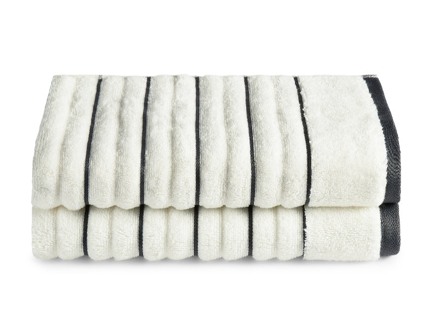 Exotica 100% Cotton Hand Towel, 575 GSM, Solid, White