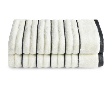 Exotica 100% Cotton Hand Towel, 575 GSM, Solid, White