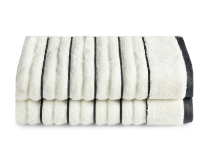 Exotica 100% Cotton Hand Towel, 575 GSM, Solid, White