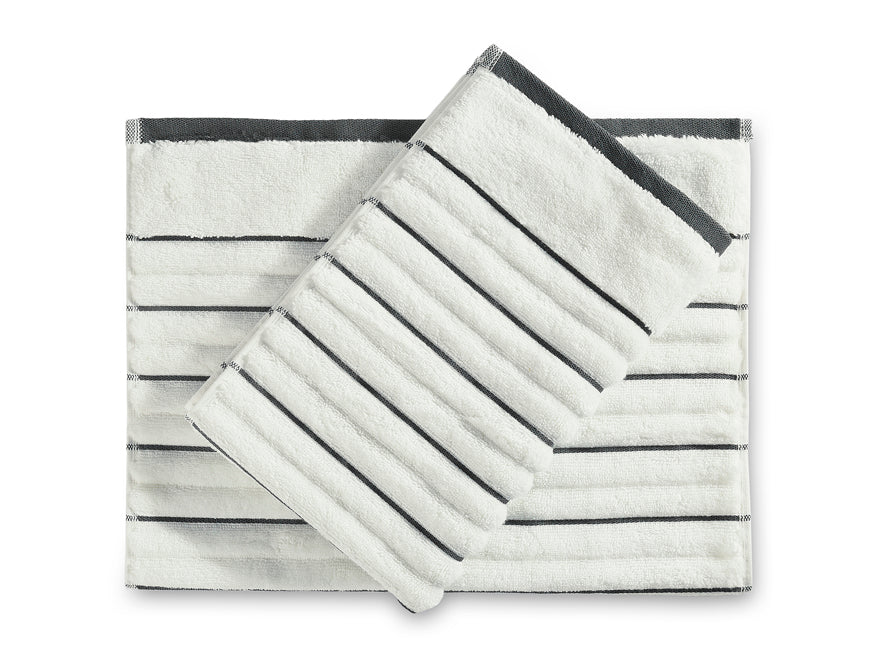 Exotica 100% Cotton Hand Towel, 575 GSM, Solid, White