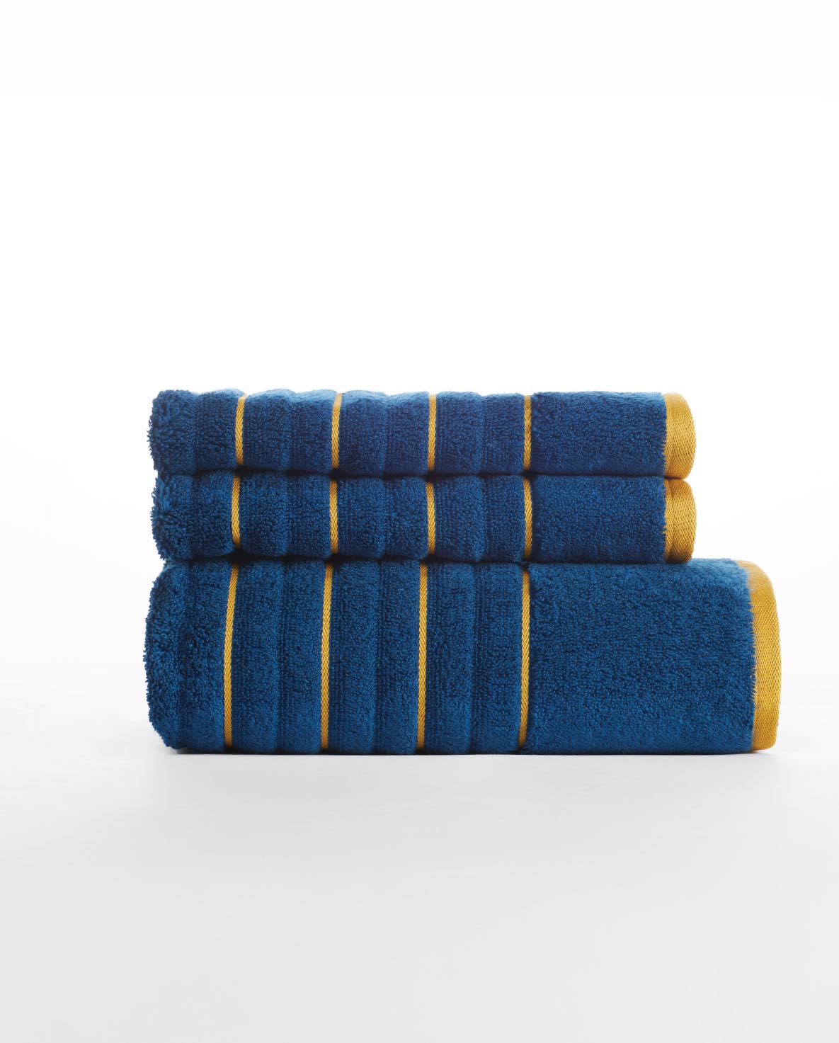 Exotica 100% Cotton Hand Towel, 575 GSM, Solid, Blue