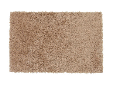 Plush Feel Tan Drylon Small Foot Mat - Luxury Cushlon By Spaces