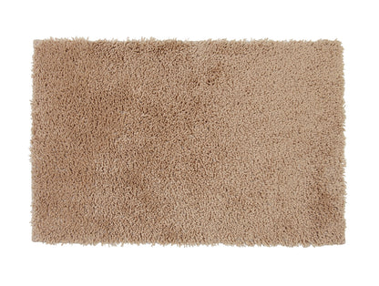 Plush Feel Tan Drylon Small Foot Mat - Luxury Cushlon By Spaces