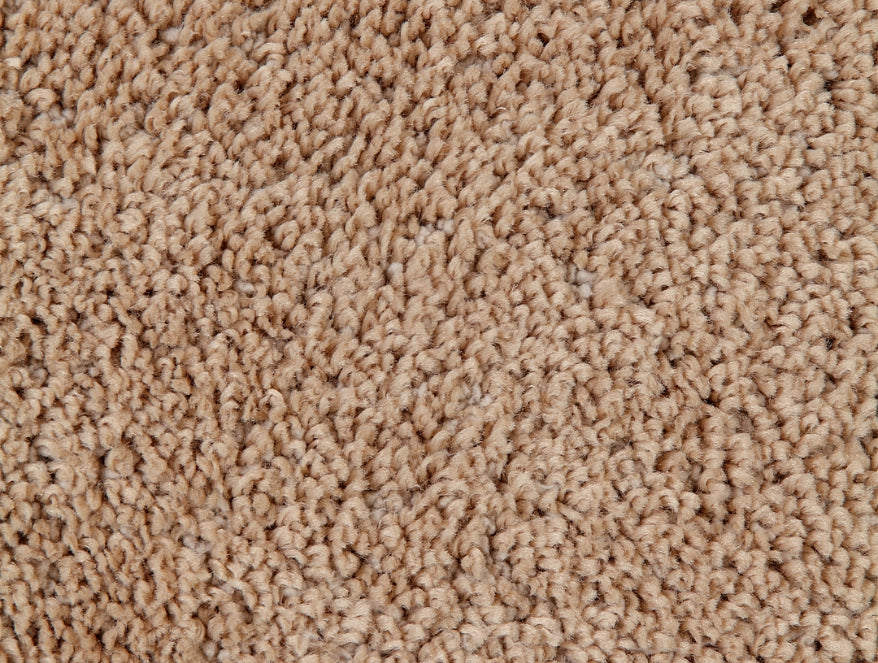 Plush Feel Tan Drylon Small Foot Mat - Luxury Cushlon By Spaces
