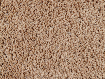 Plush Feel Tan Drylon Small Foot Mat - Luxury Cushlon By Spaces