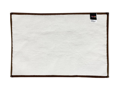 Luxury Cushlon Drylon Foot Mats Small - Dark Brown