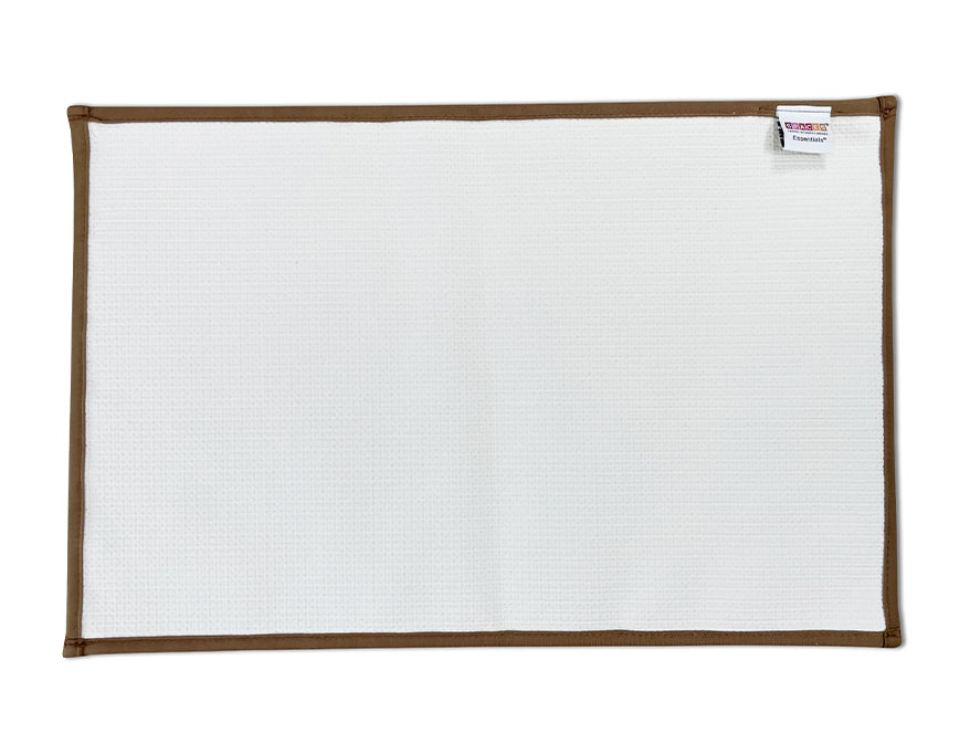 Plush Feel Honey Beige Drylon Small Foot Mat - Luxury Cushlon By Spaces