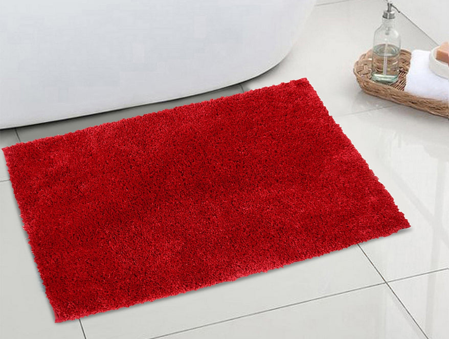 Luxury Cushlon Drylon Foot Mats Large - Red
